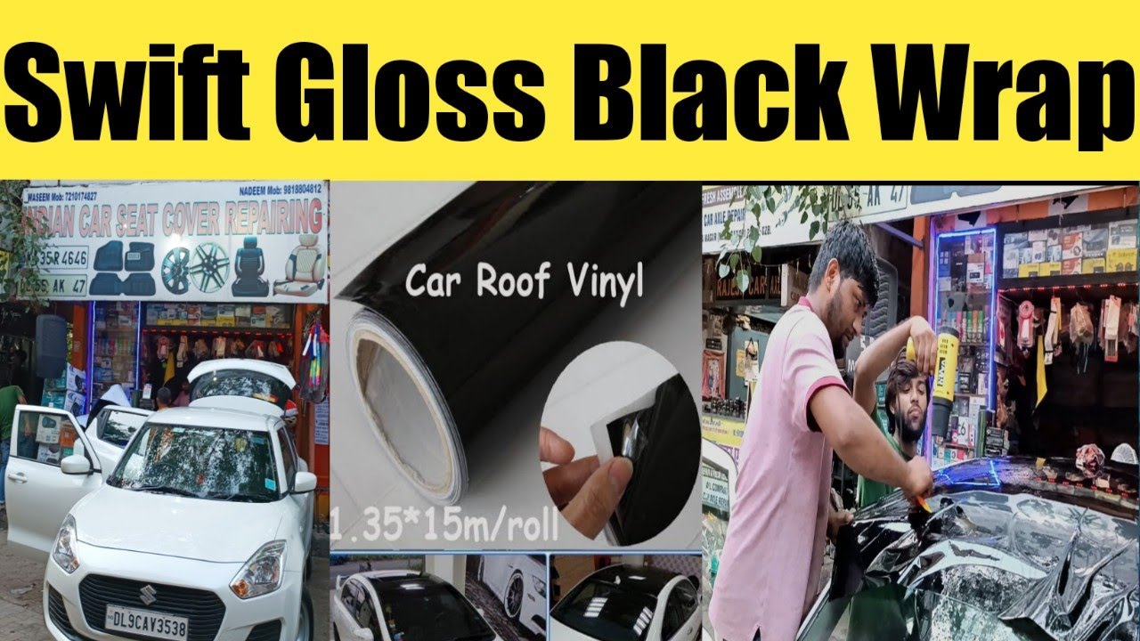 Swift Roof Wrapping Work Done || Black Roof Wrap || Maruti Swift Modification || New Swift 2022