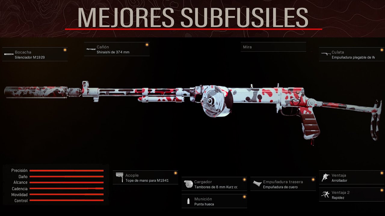 Los 5 MEJORES SUBFUSILES en la TEMPORADA 2 de WARZONE REBIRTH ISLAND