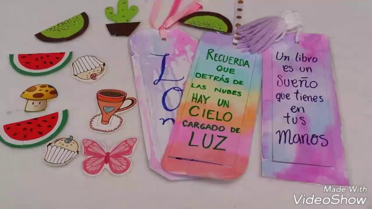 Haz separadores de libros 💕 bookmarks