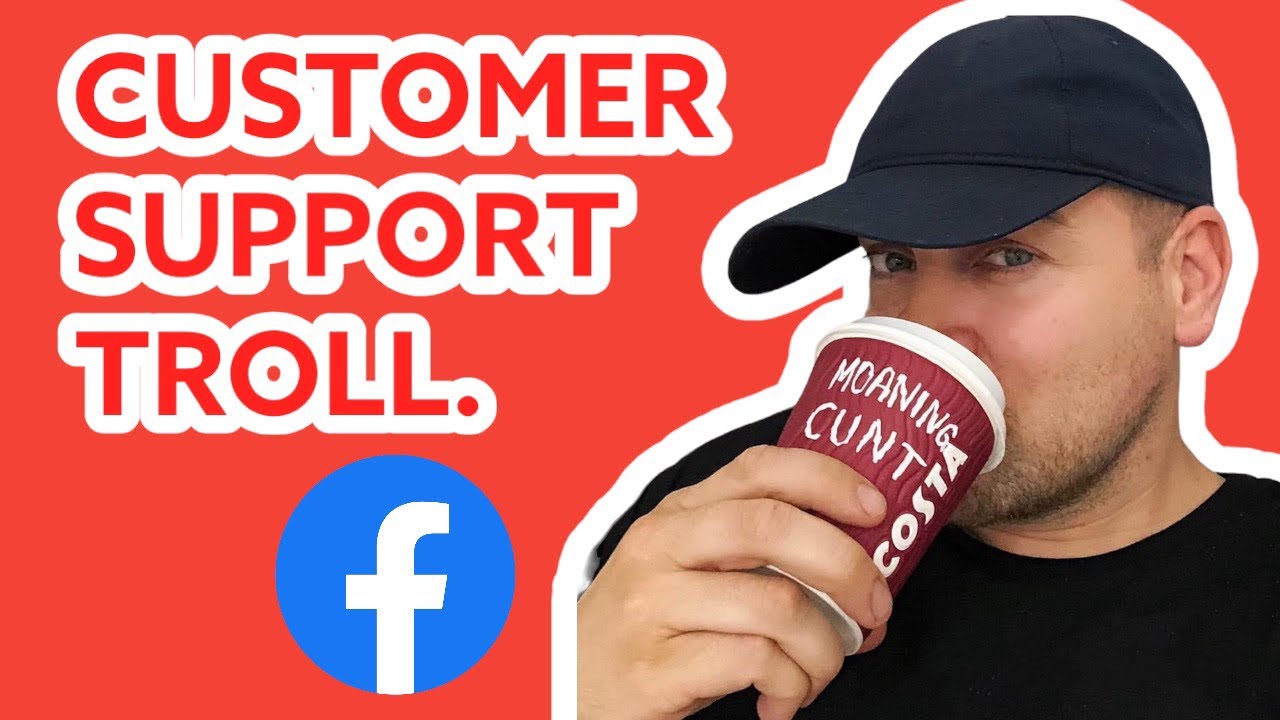 Shxtsngigs talking about my Facebook Customer Support Trolling