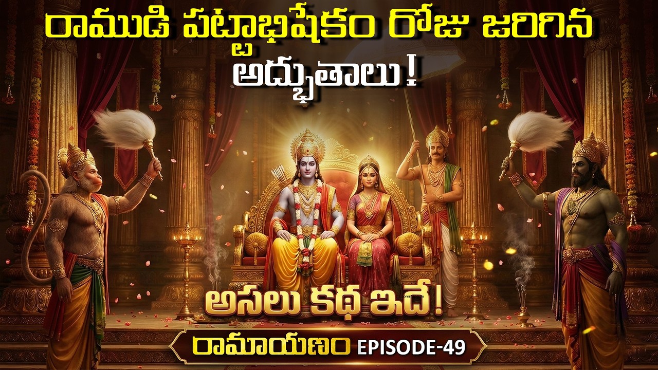 సీతమ్మ హనుమంతుడికి ఇచ్చిన రహస్యకానుక ఏమిటి? Secret Gift | Ramayanam Episode 49