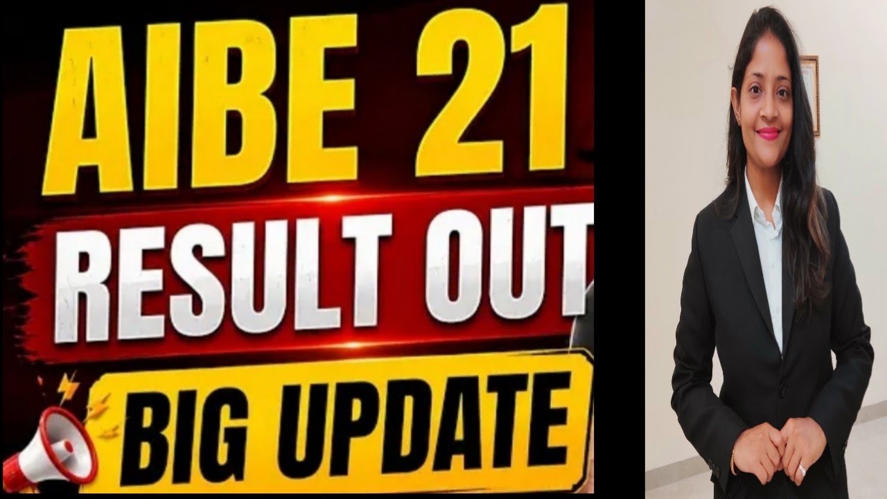 Aibe 21 Result Out!! 3 marks relaxation from Bar Council of India!! 