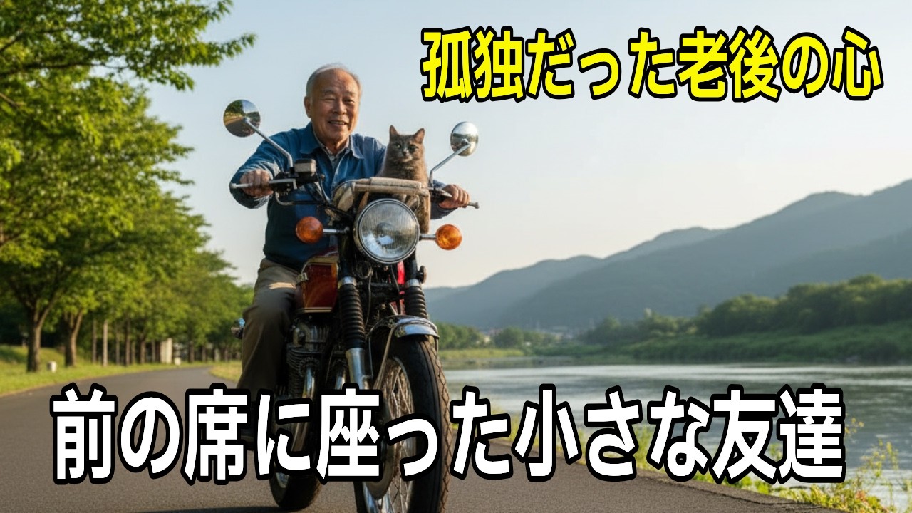 「70代のバイクと一匹の猫」