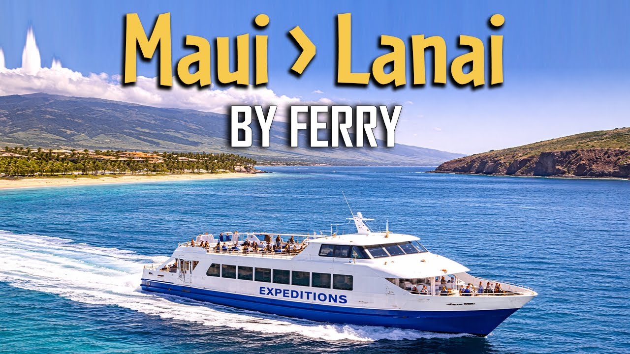 How to Travel from Maui to Lanai by Ferry | Maui to Lanai Ferry Ride | Lanai Island by Ferry