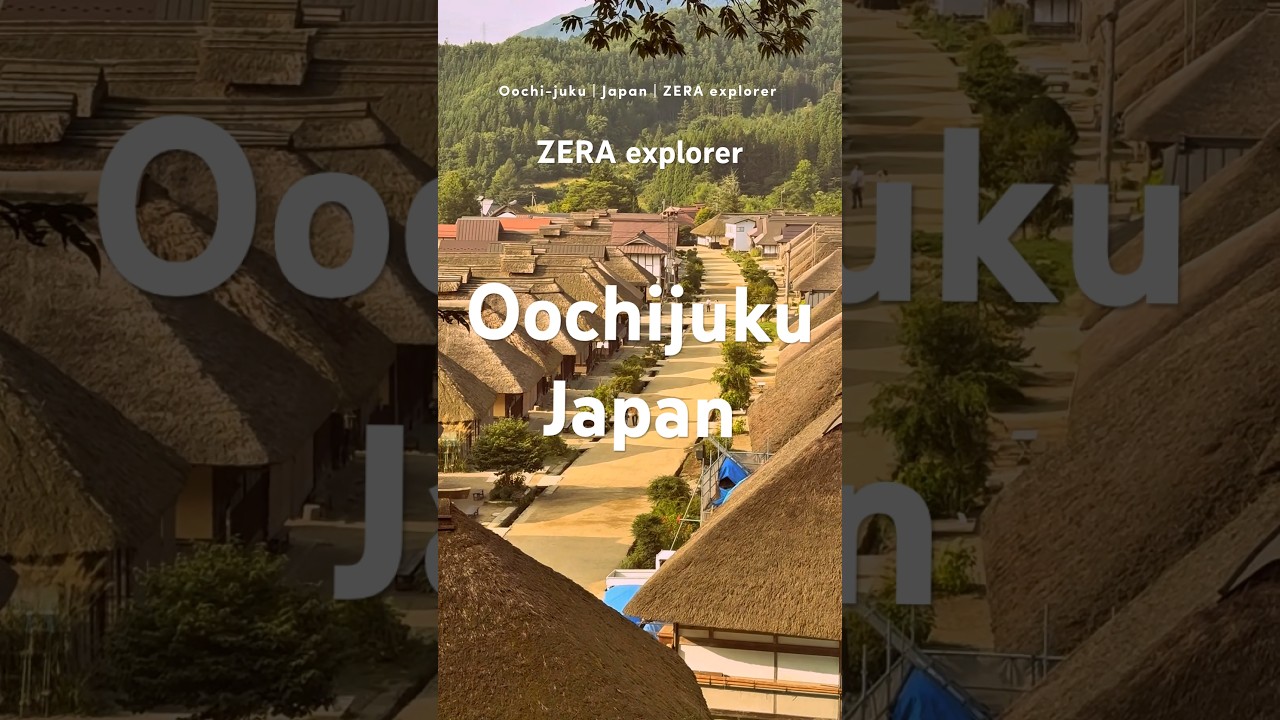Thatch-Roof Time Travel in Ōuchi-juku | Japan | ZERA explorer 大内宿の茅葺き古民家に泊まる｜日本｜ZERA explorer