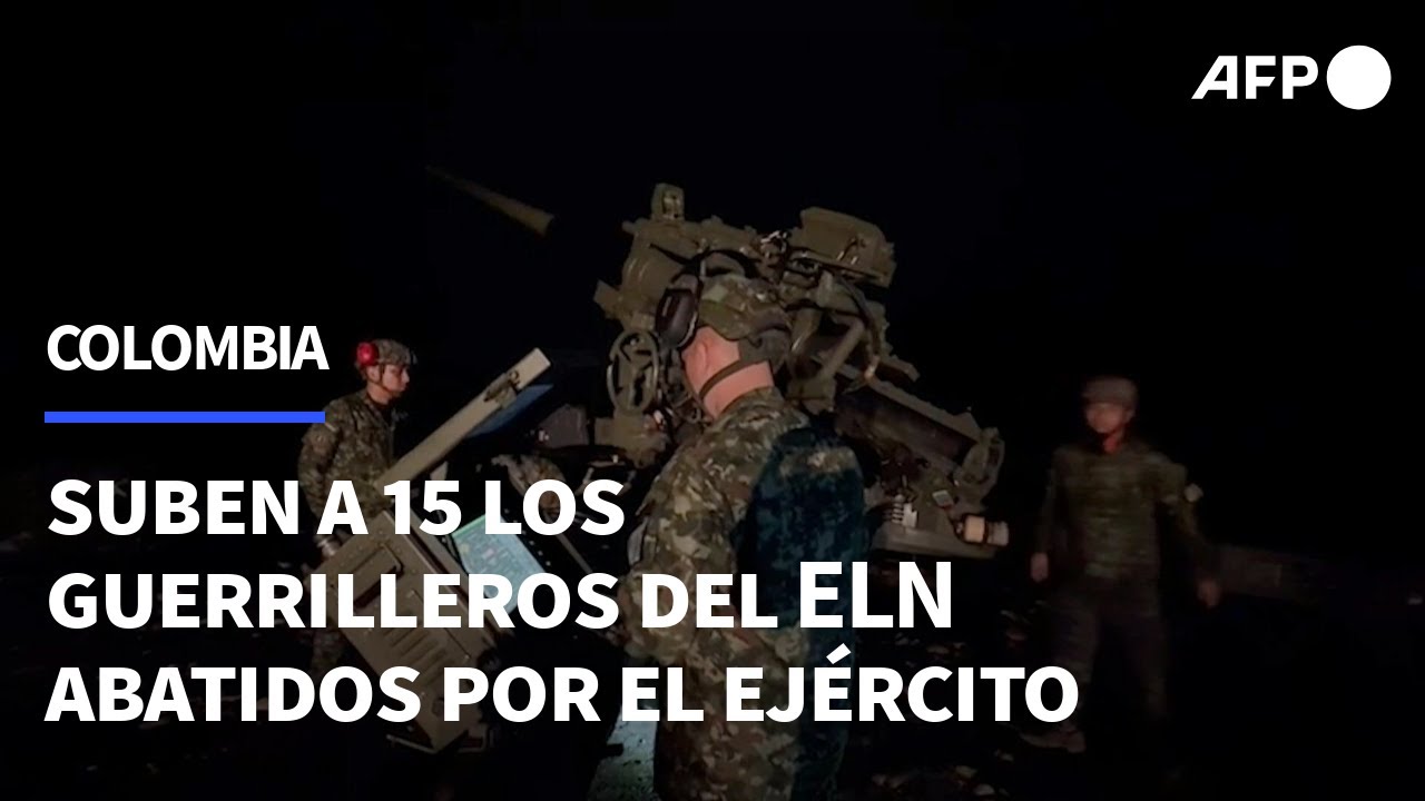 Suben a 15 los guerrilleros del ELN abatidos por el Ejército colombiano | AFP