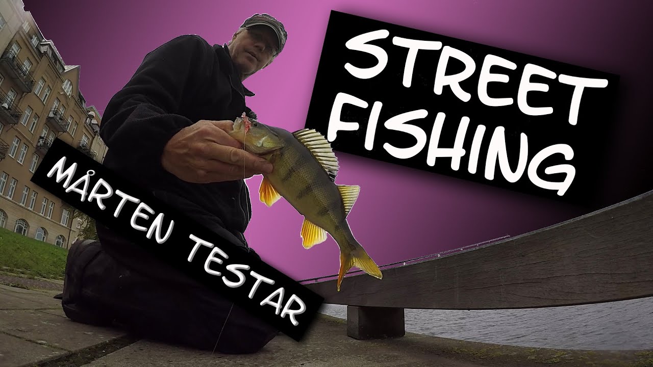 Mårten testar - Streetfishing efter abborre i Malmö kanal