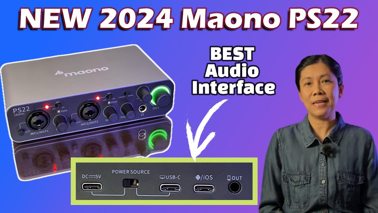 The BEST Audio Interface 2024 -  Maono ProStudio PS22 | Review and Testing