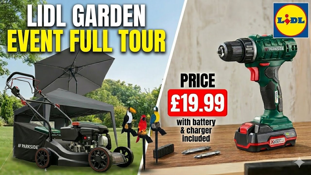 Everything NEW in Lidl Today! 16th April 🌻 Parkside DIY and Garden Event Full Tour