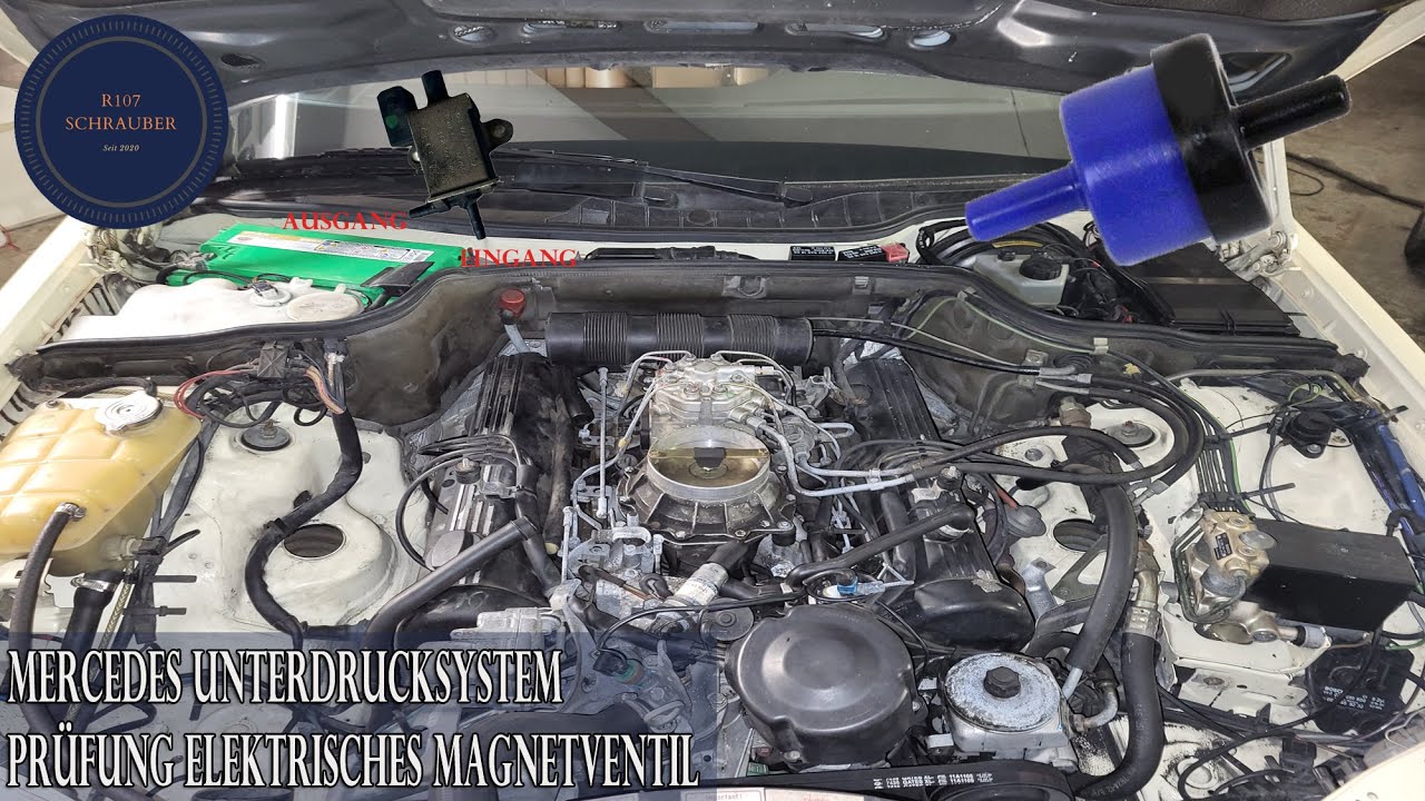 Mercedes Unterdrucksystem - KE-Jetronic für die Modelle W126, W116, W124, R107, W123, W114, W115