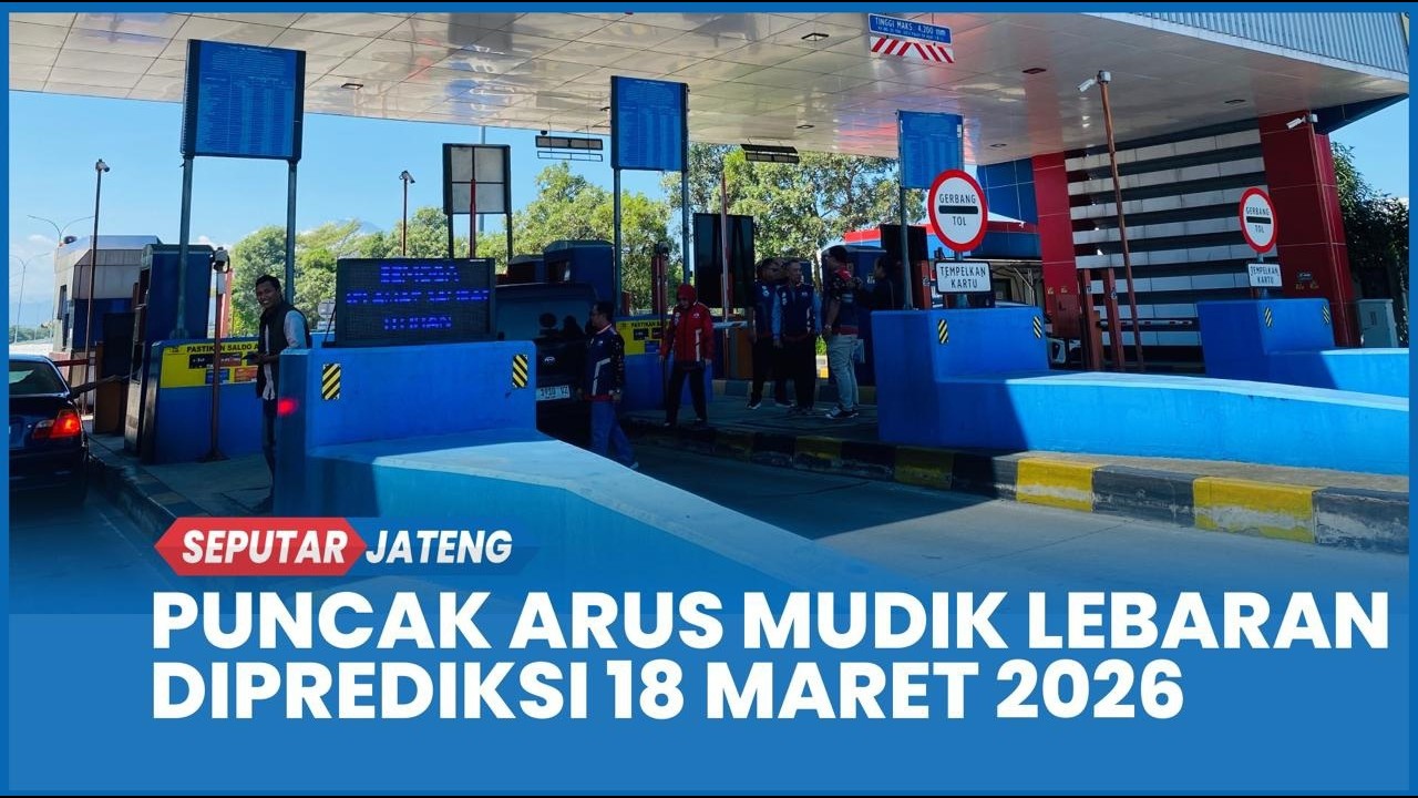 Puncak Arus Mudik 2026 Diprediksi pada 18 Maret 1,1 Juta Kendaraan Melintasi Tol Pemalang