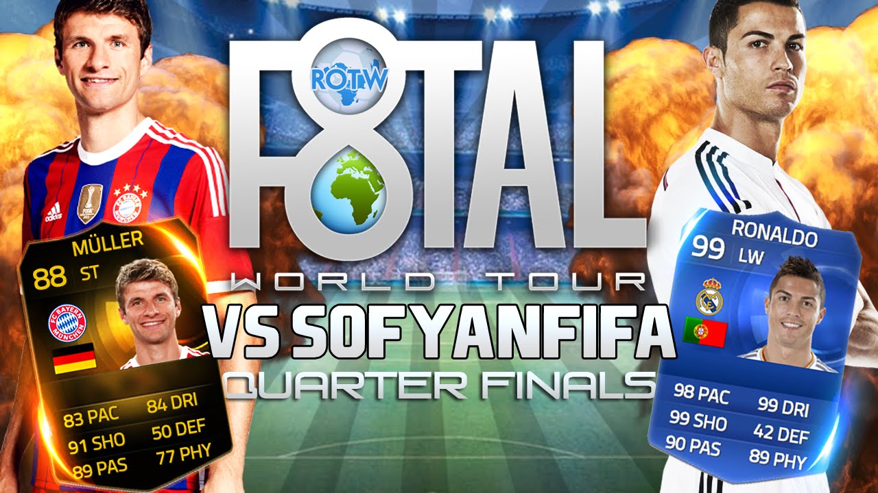 F8TAL WORLD TOUR VS SOFYANFIFA - SIF M&Uuml;LLER VS TOTY RONALDO - #esmuellert | FIFA 15 ULTIMATE TEAM