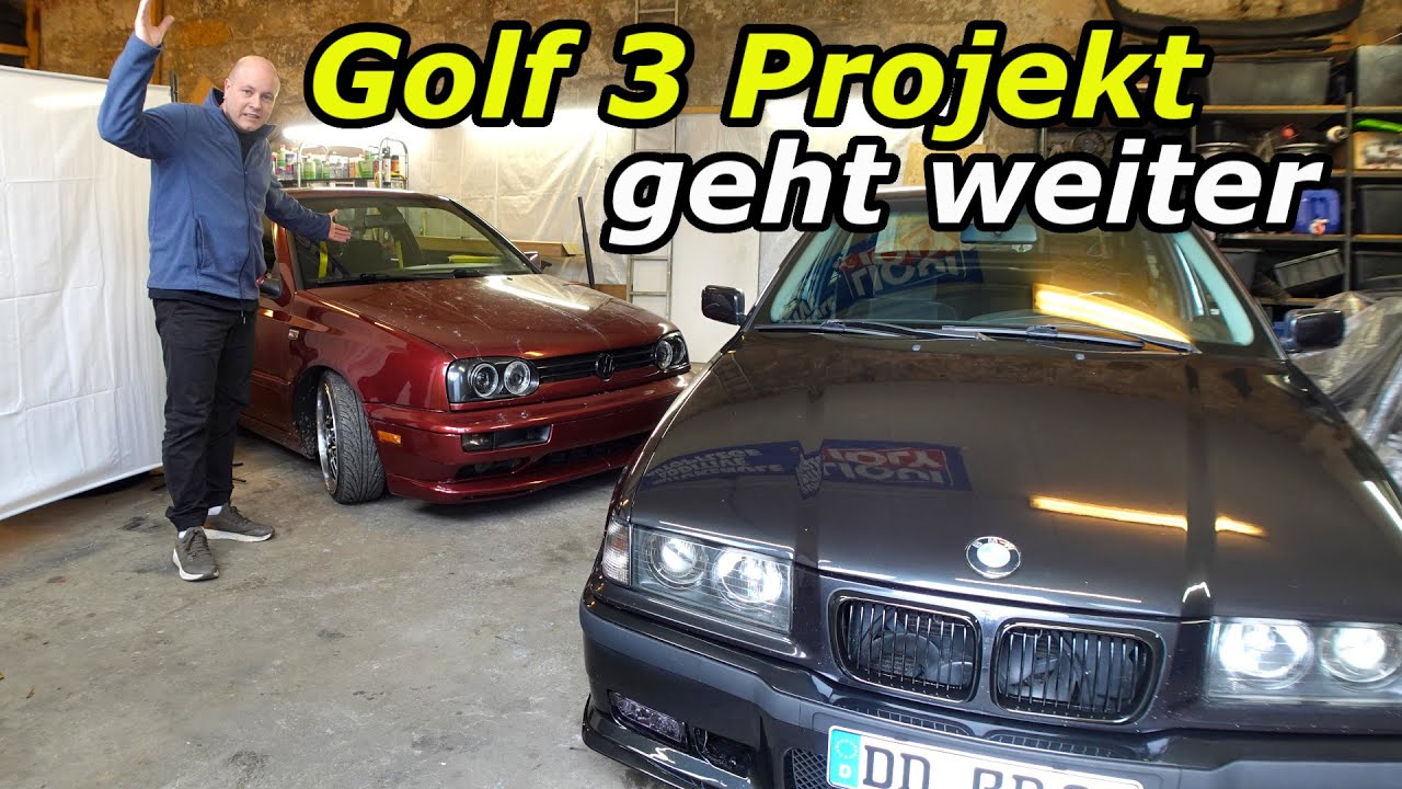 Das Golf 3 Projekt geht weiter, BMW E36 endlich auf der Straße