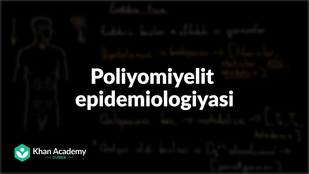 Poliyomiyelit epidemiologiyasi | Tibbiyot