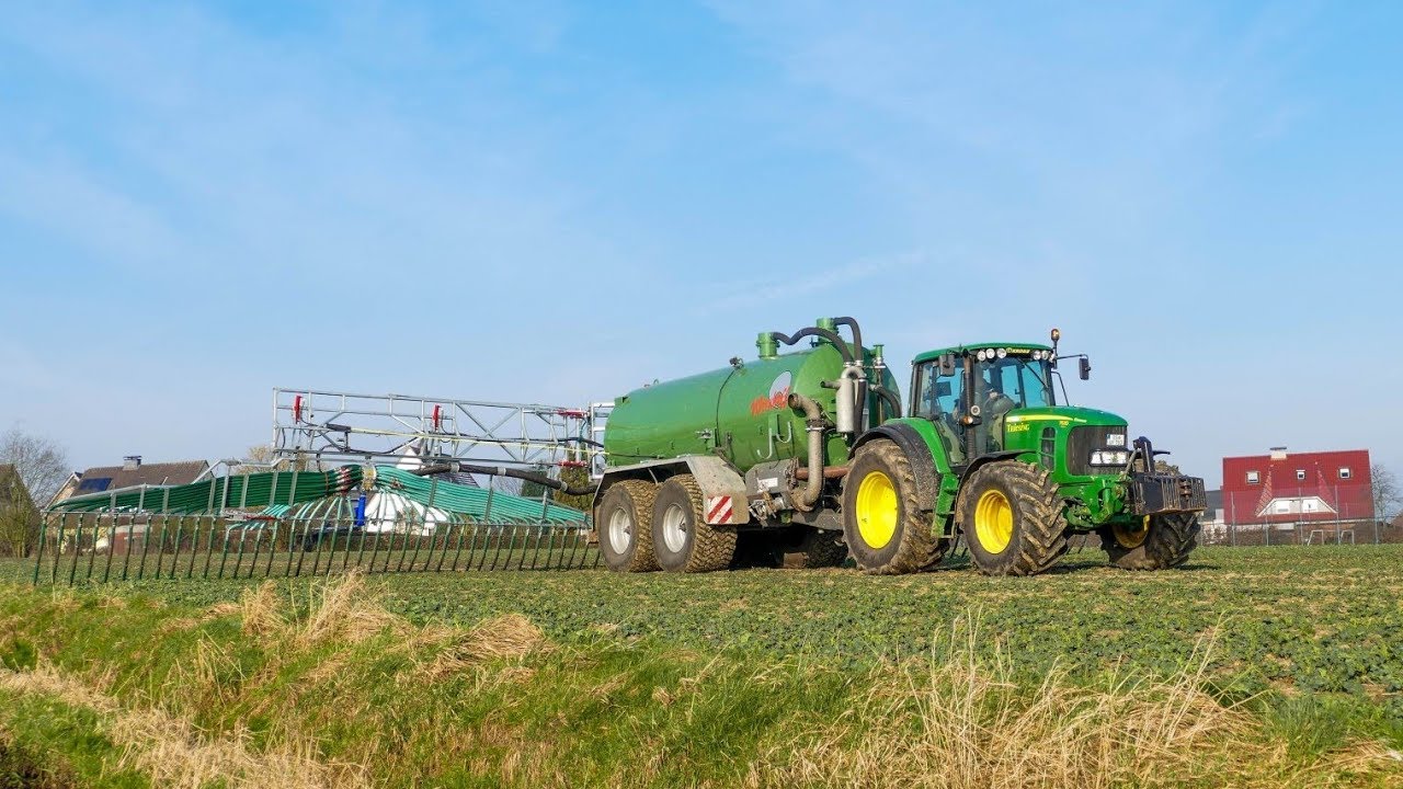 Gülle fahren 2018 | John Deere 7530 mit einem 20m³ Wienhoff Güllefass