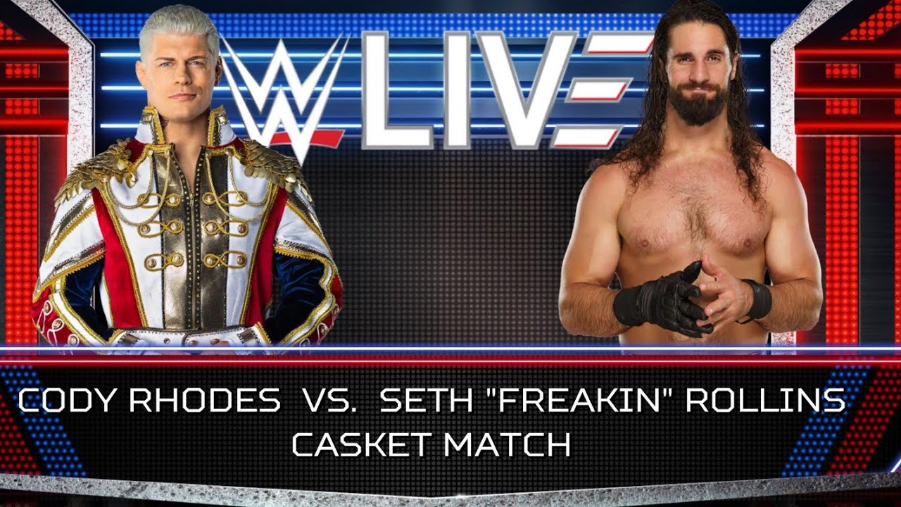 WWE LIVE | WWE2K24 | CODY RHODES VS SETH ROLLINs| LIVE