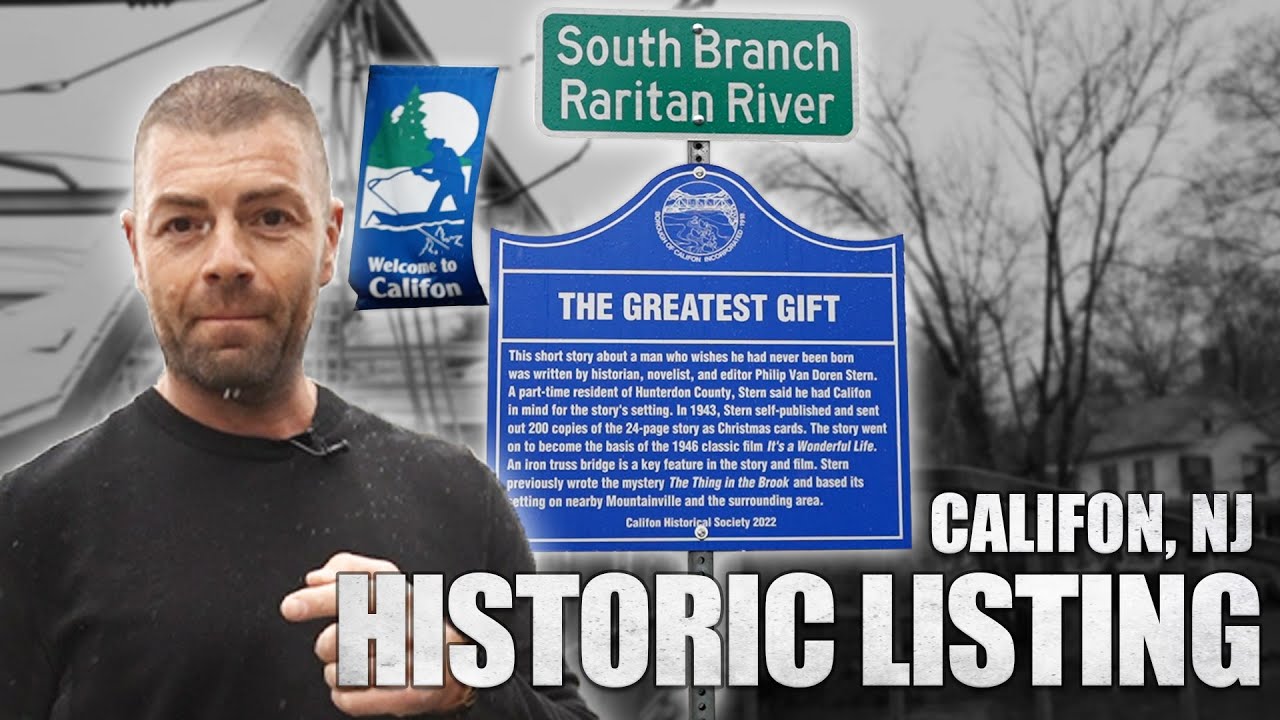 Can you guess which movie was based on this town? | Historic Home in Califon, NJ