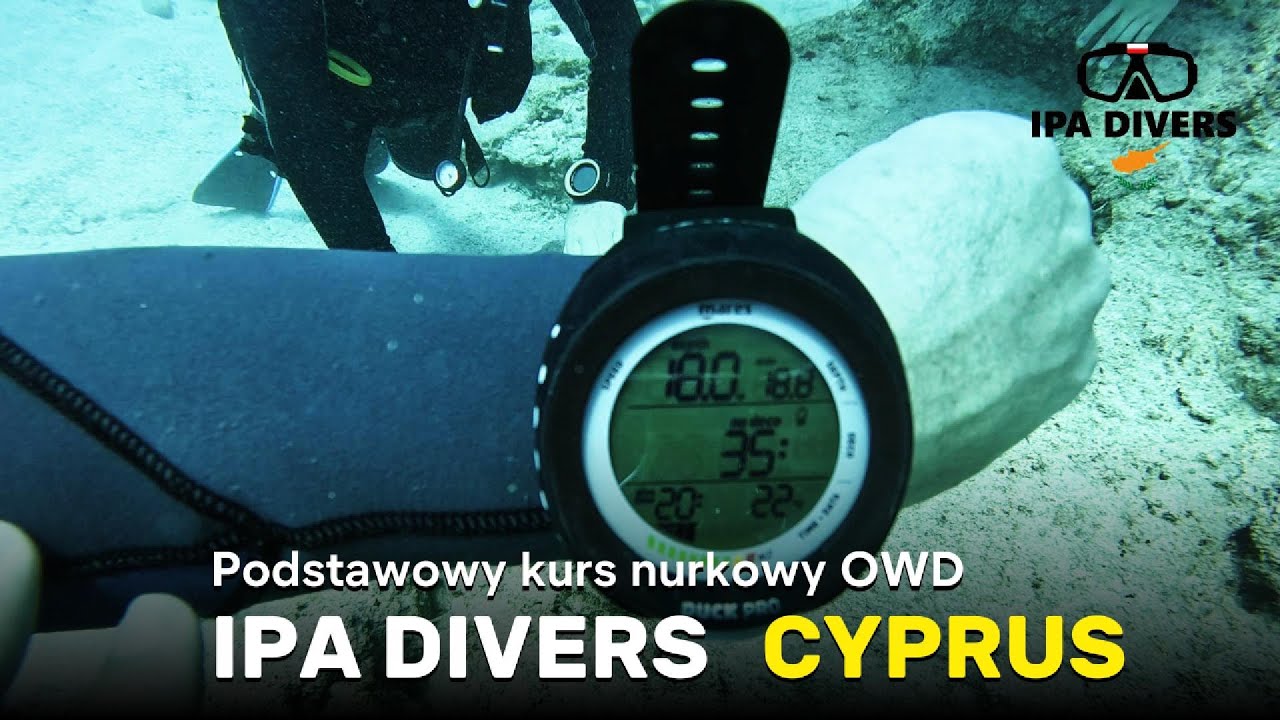 Polska Szkoła nurkowa i kurs podstawowy Open Water Diver w Morzu Śr&oacute;dziemnym na Cyprze IPA DIVERS