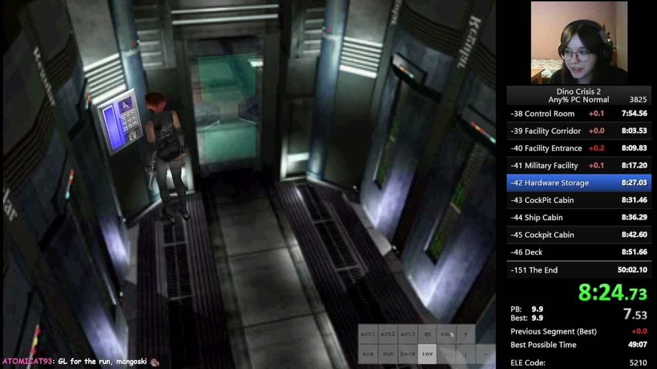 World Record - Dino Crisis 2 Any% Speedrun in 49:54 (PC)