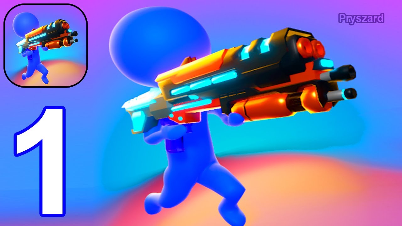 Craft & Shoot Test Your Gun - Gameplay Walkthrough Part 1 Levels 1-7 Stickman Join & Shoot Army