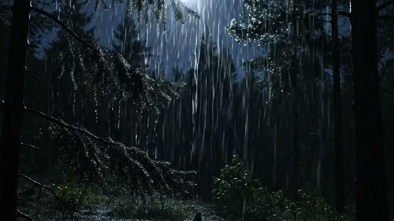 🔕 No Talking | Deep Rain ASMR for Sleep | Jungle Night Ambience 18/3