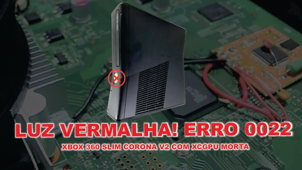 Corona luz vermelha erro 0022