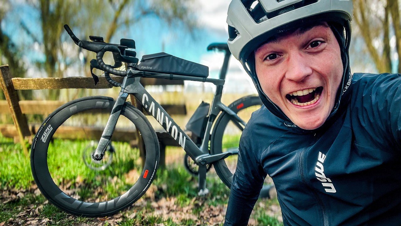 Ich enth&uuml;lle mein neues Super Rennrad 😍 Unboxing & Testfahrt Canyon Aeroad CF SLX 8