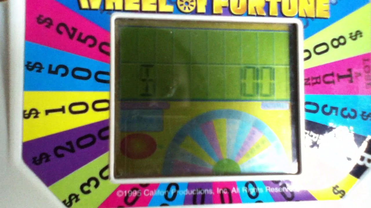 Handheld Wheel of Fortune Tiger game