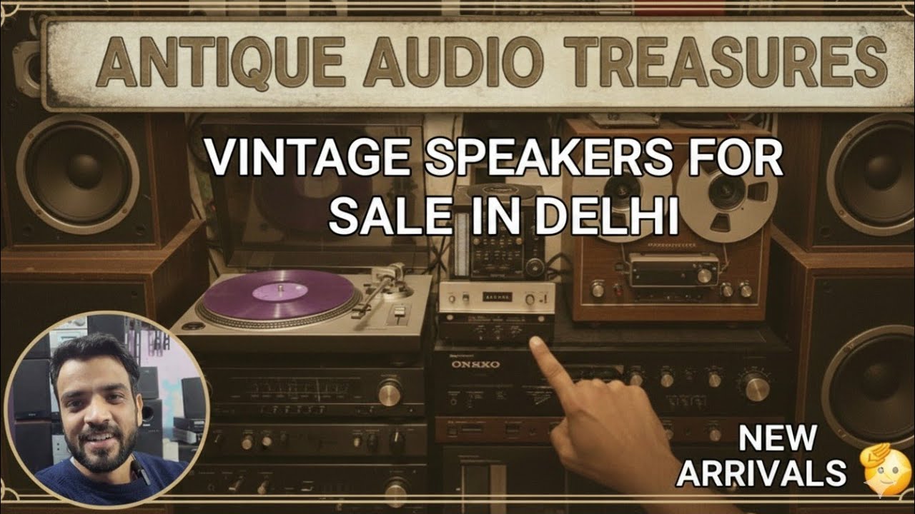 Vintage sound system in delhi 😱  yaha milega 70 year old, shadab bhai ne lota diya maal 