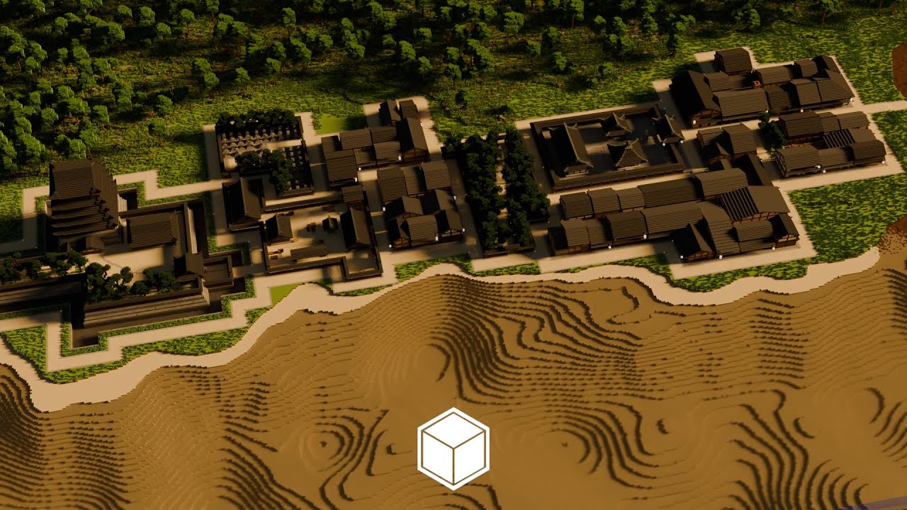 Japanese City | Minecraft 1.21.5 Timelapse [Download]