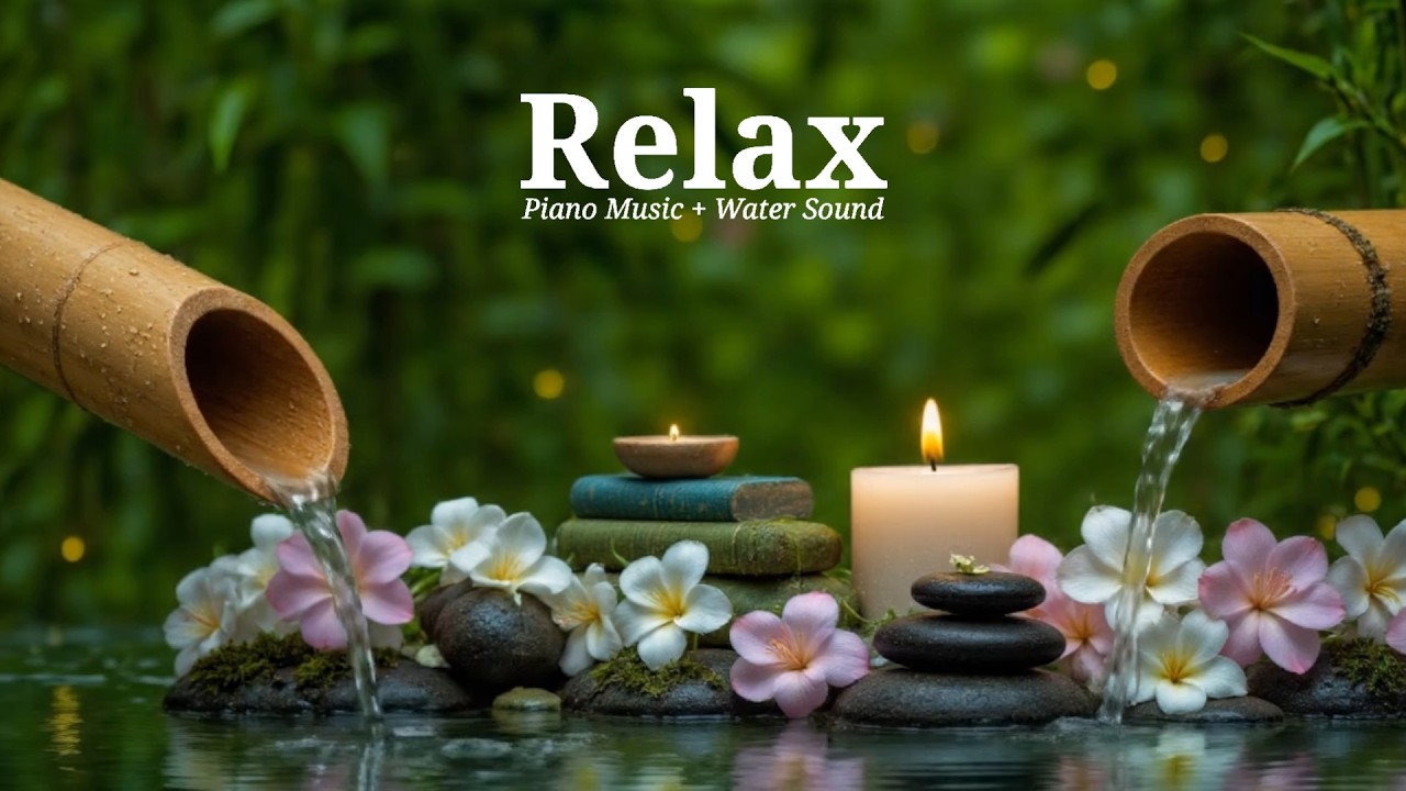 Healing of the Mind 🌿 Soothing Water Sounds & Relaxing Music, Anxiety Relief