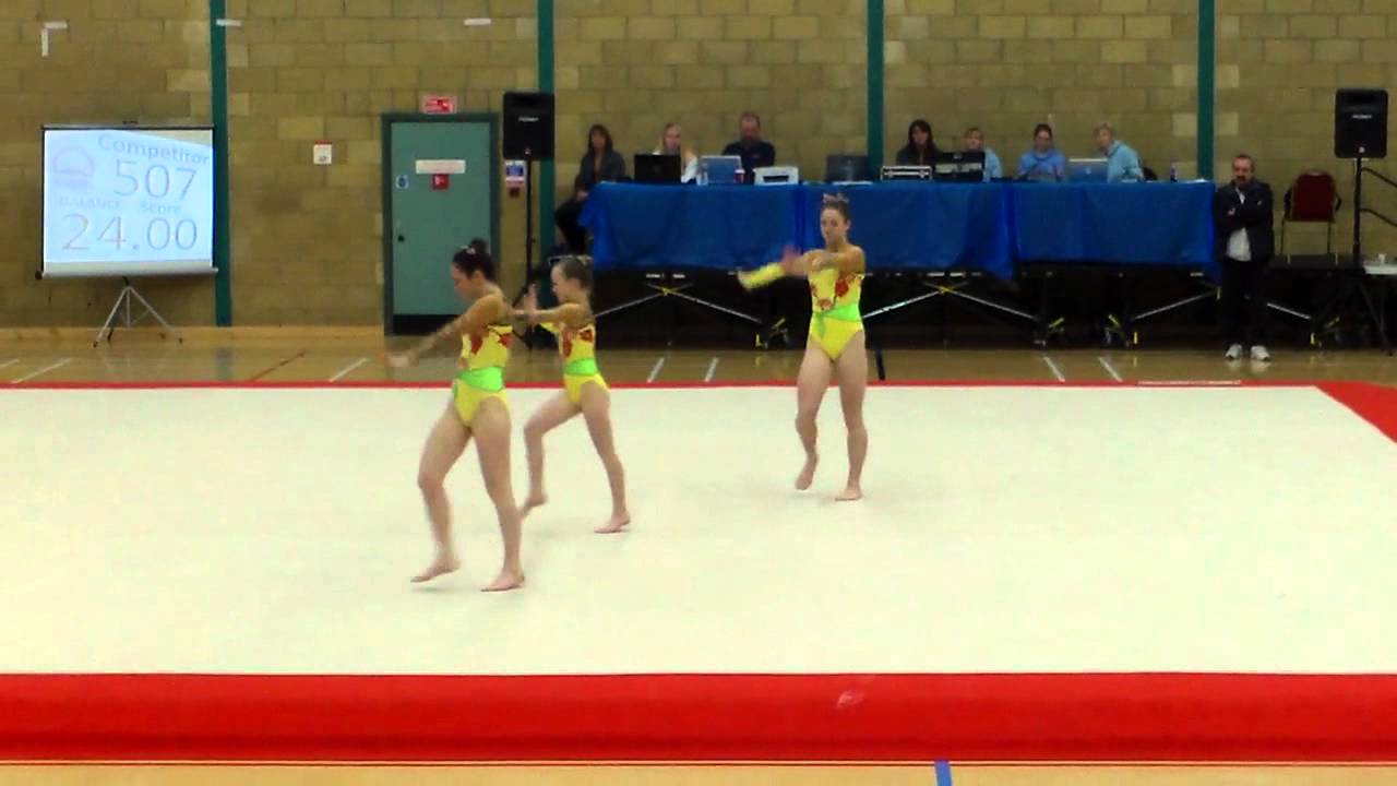 London regionals 2012 ~ Junior WG combined ~ Cicely Josie & Jen ~ RGA [HD]