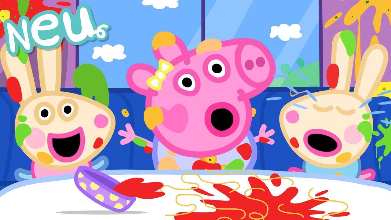 Peppa-Wutz-Geschichten 🥣 Die Sauerei 🍼 Videos für Kinder