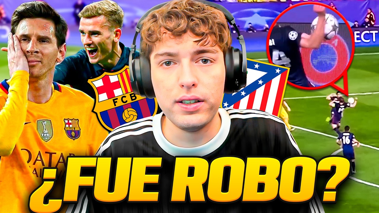 BARCELONA 2 ATLETICO MADRID 3 (2016) - EL DOBLETE DE GRIEZZMAN - ¿ERA PENAL?