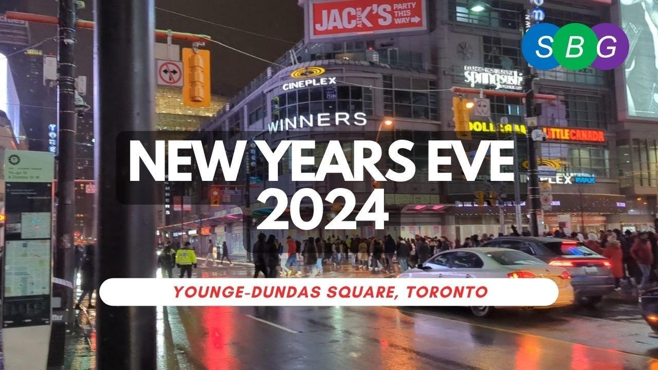 New Year's Eve Walk Through: Embracing Hope and Fresh Beginnings at Yonge and Dundas Square! 🎉✨