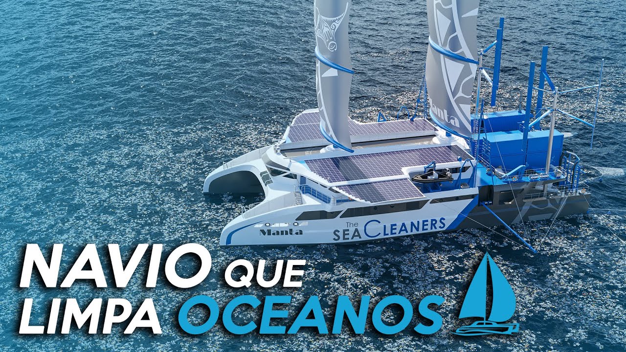 Conhe&ccedil;a o MANTA, um barco que limpa pl&aacute;stico do OCEANO. Como diminuir res&iacute;duos pl&aacute;sticos no MAR?