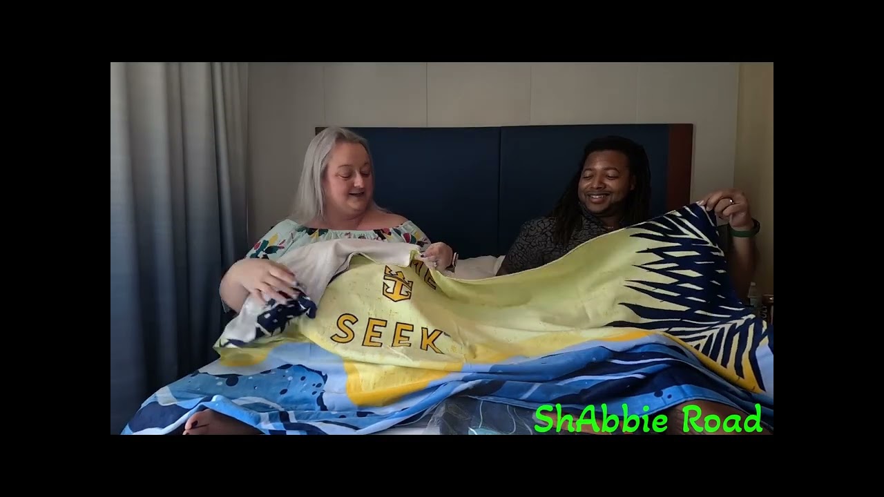 Royal Caribbean Beach towel and Cooler with drinks review