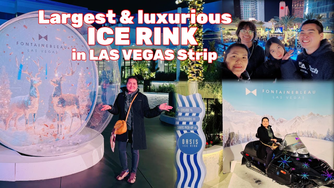 OASIS ICE RINK/ FONTAINEBLEAU WALKTHROUGH in Las Vegas