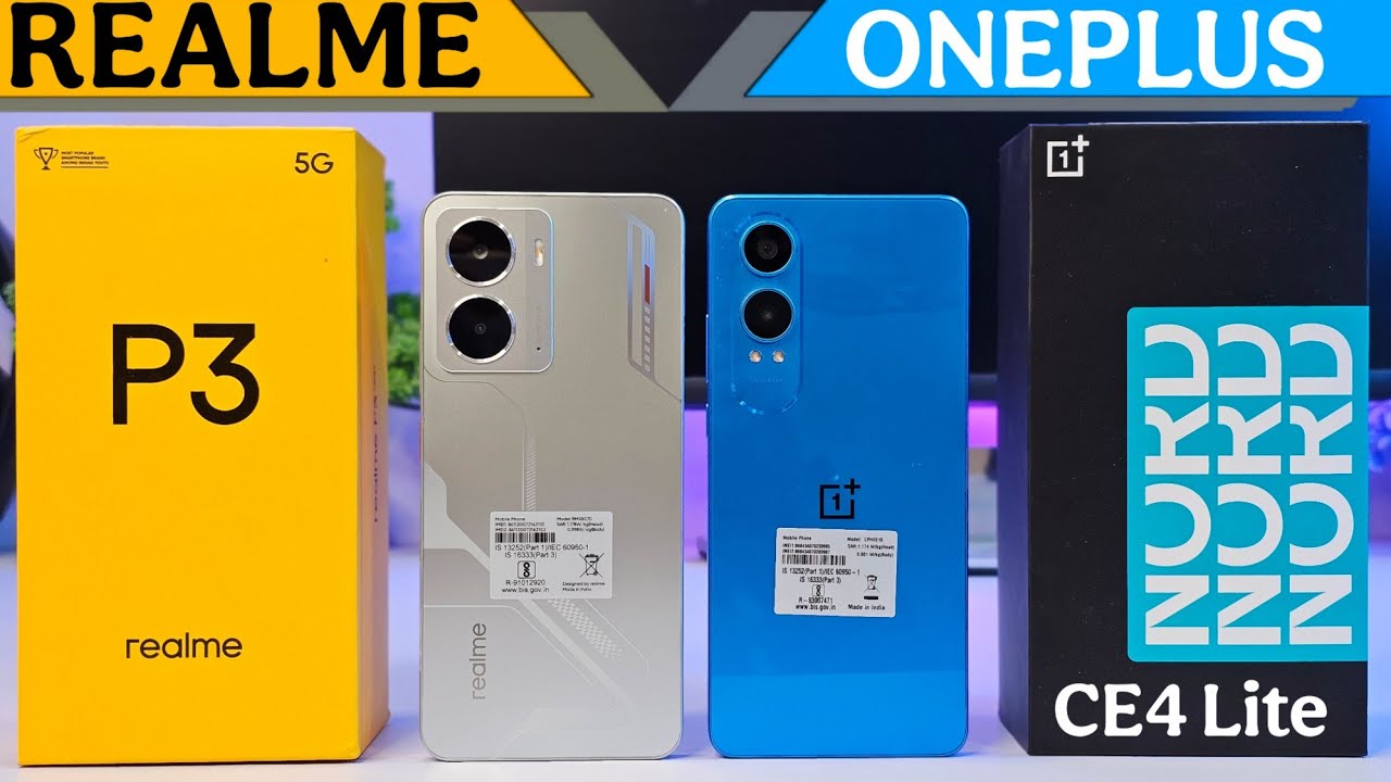Realme P3 5G Vs Oneplus Nord CE4 Lite 5G || Unboxing || Comparison || Camera || Price ||
