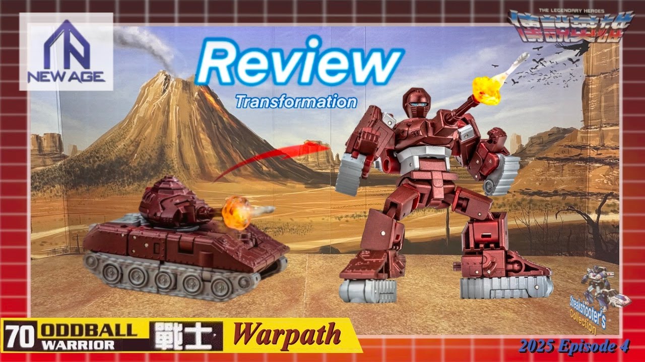 NewAge H70 Oddball / Transformers Warpath Review
