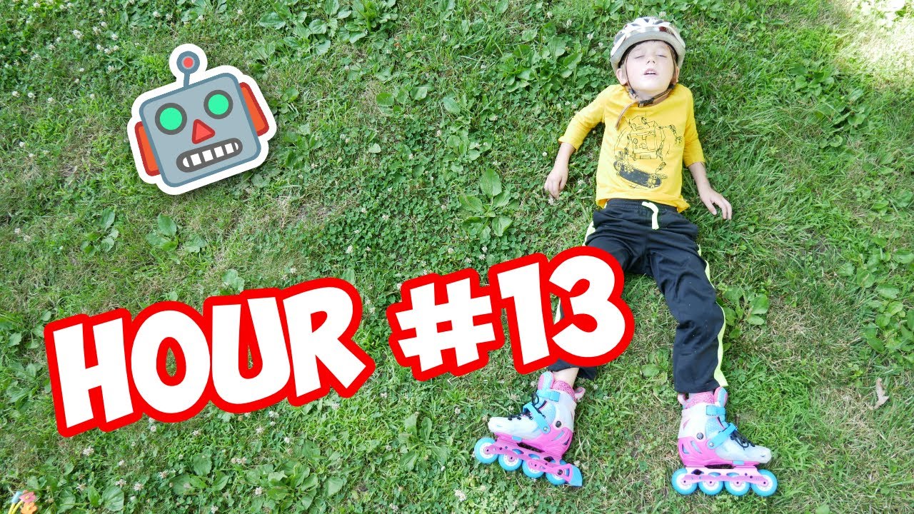 24 HOUR ROLLER BLADE CHALLENGE!