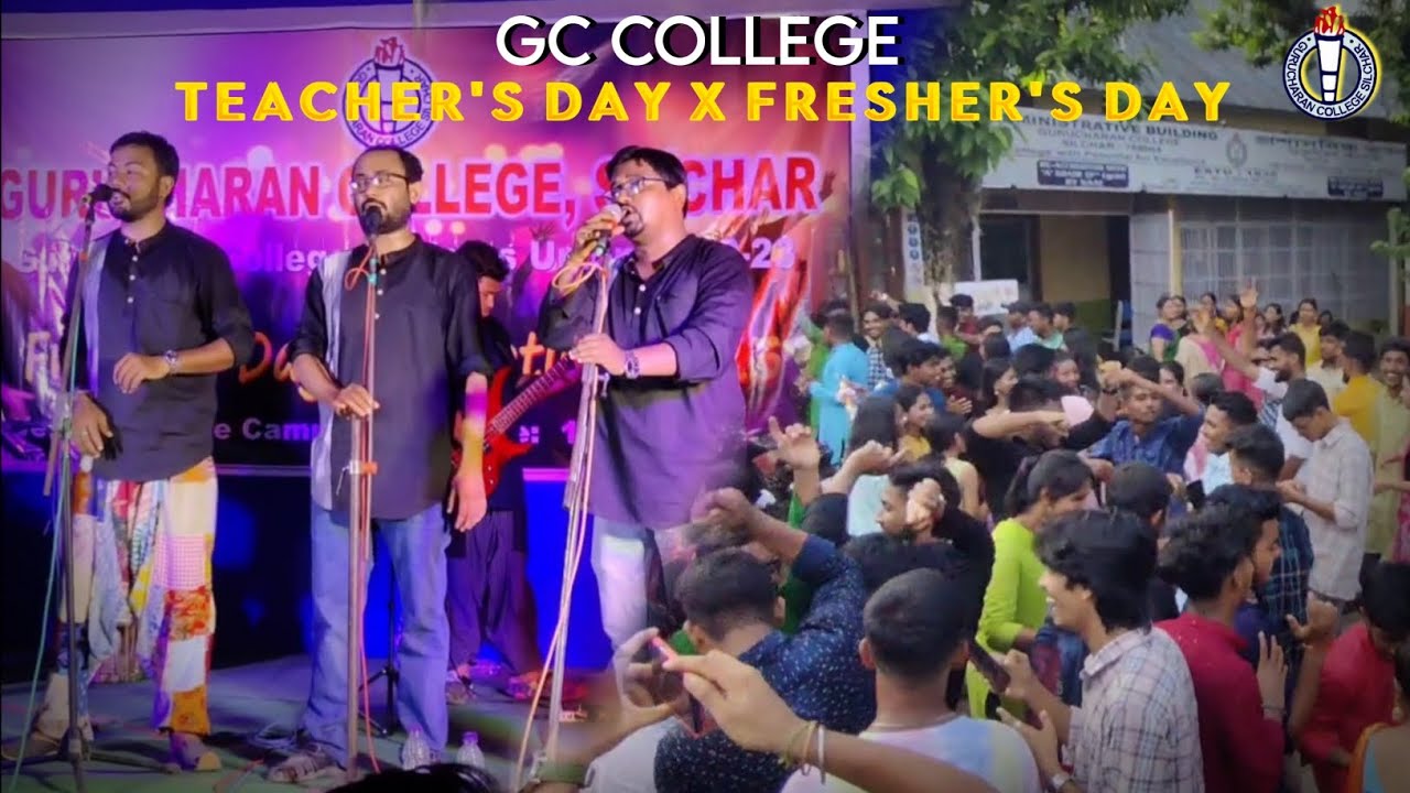 GC COLLEGE  | CELEBRATE TEACHER'S DAY X FRESHER'S DAY 2023 | VLOG - 18 GURUCHARAN COLLEGE SILCHAR