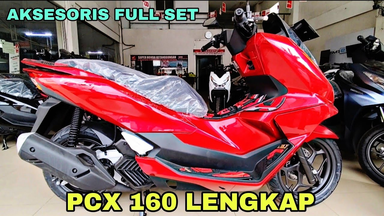 PCX 160 LENGKAP 2025 VERSI CBS WARNA MERAH🔥