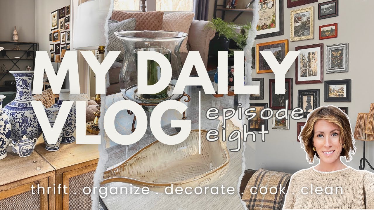 THRIFT HAUL | HOMEMAKING | COOKING | CLEANING | DECORATING | RALPH LAUREN DECOR INSPO | LIVING ROOM
