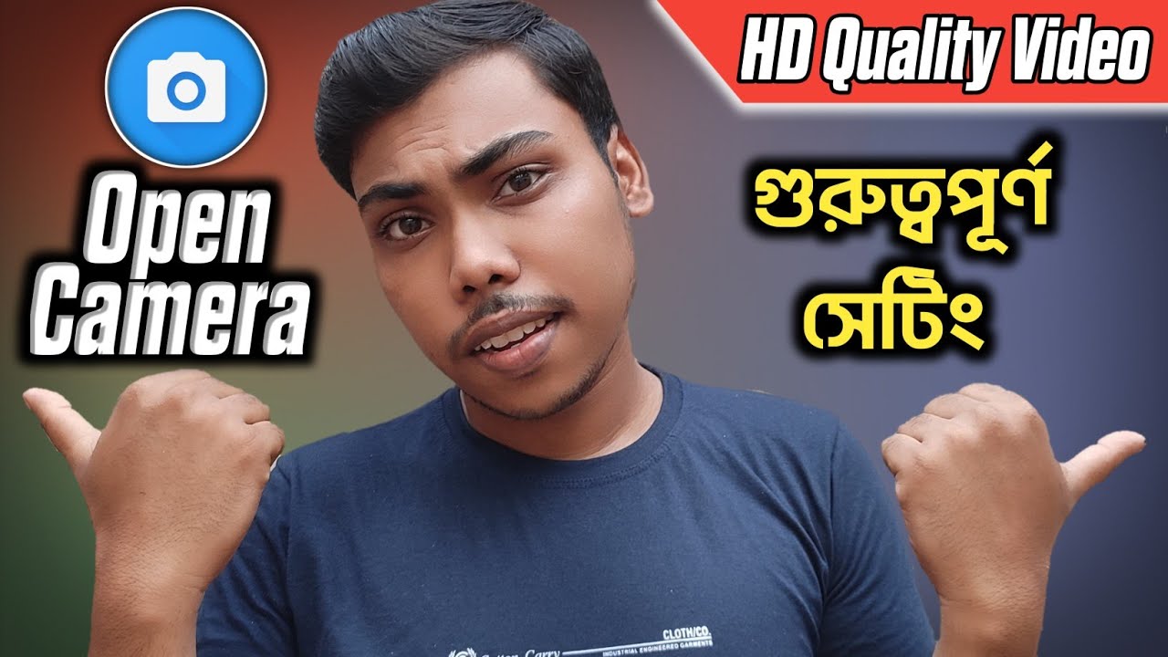Open Camera Settings For YouTube Videos | Open Camera Settings In Bangla