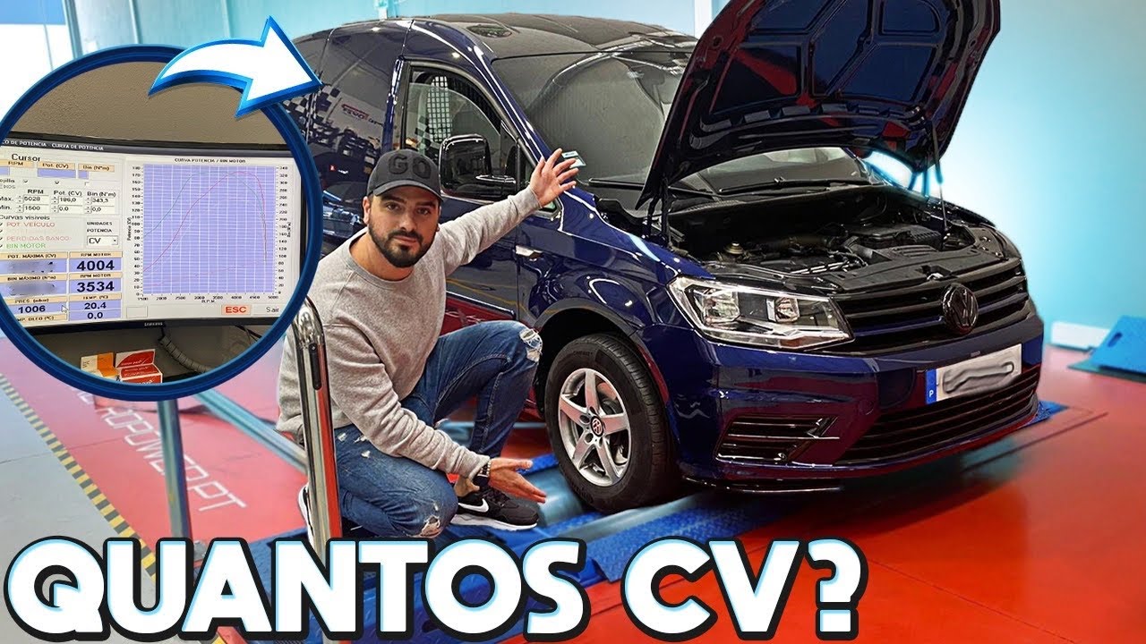 VW CADDY *PD* NO BANCO DE POTÊNCIA !!!