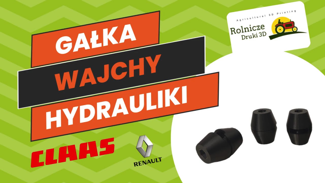 Rolnicze Druki 3D Gałka wajchy hydrauliki  RENAULT CLAAS TX #druk3d #3dprinting #shorts  #diy