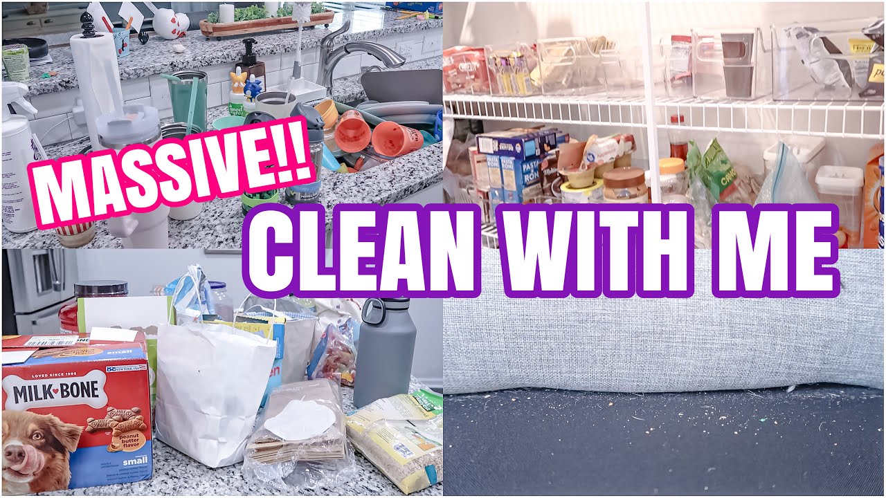 MASSIVELY!! LONG CLEAN WITH ME | MESSY HOUSE TRANSFORMATION | EXTREME CLEANING MOTIVATION 2023