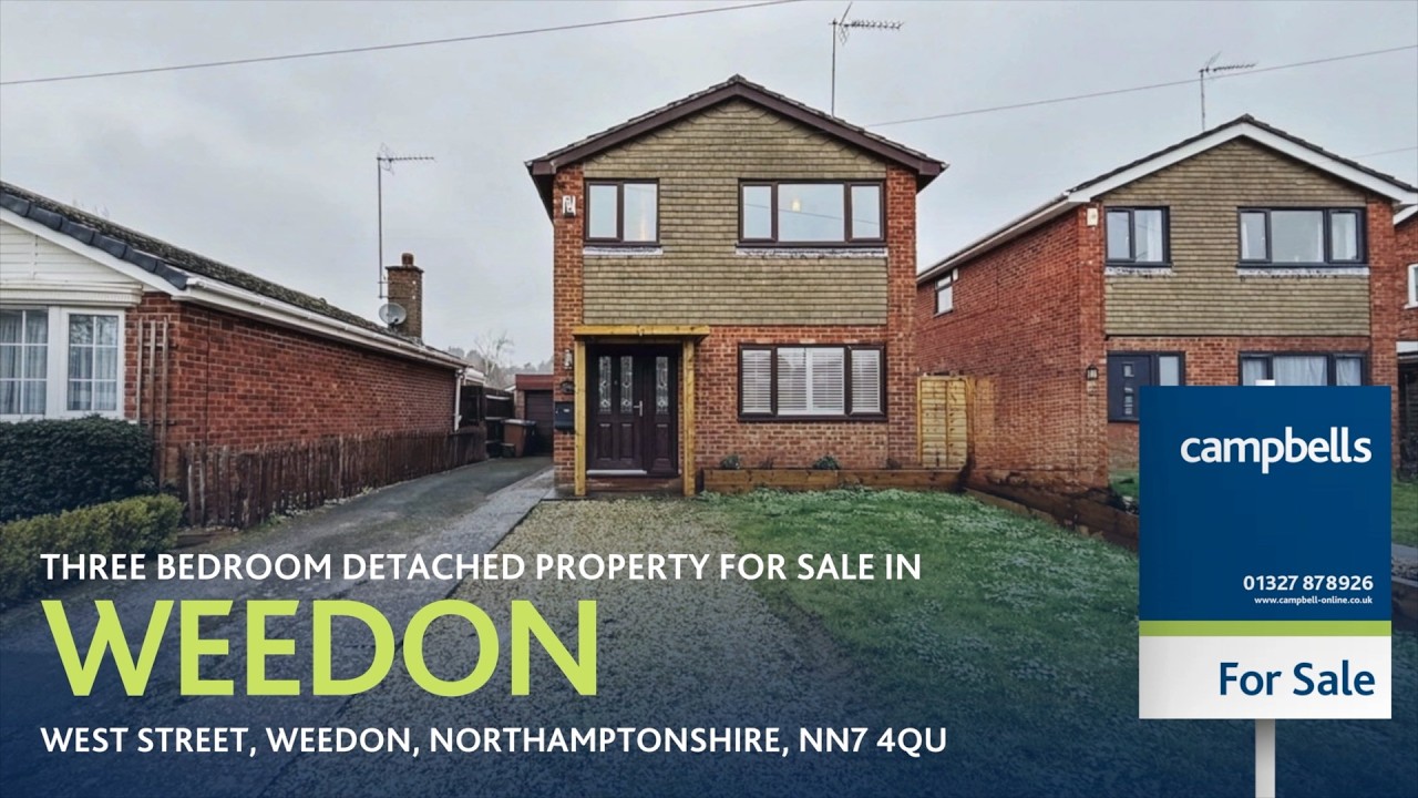 Three Bedroom Detached Property For Sale In Weedon.