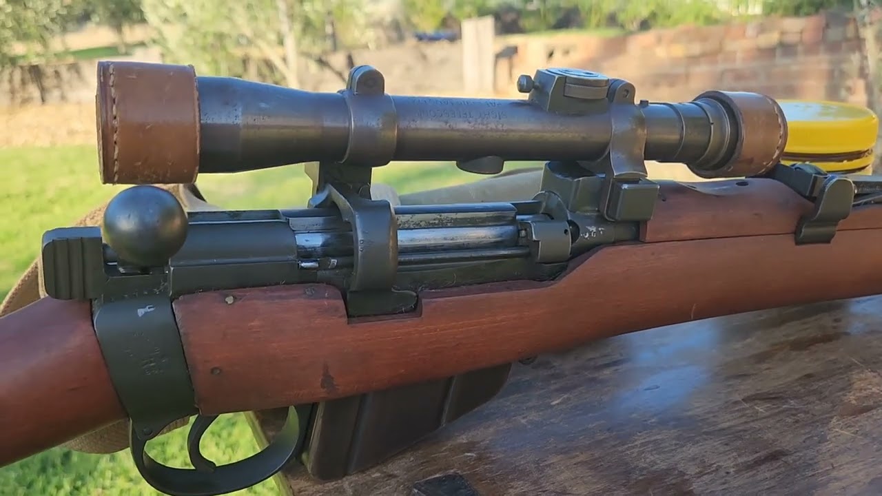 Another Aussie Lee-Enfield SMLE sniper rifle